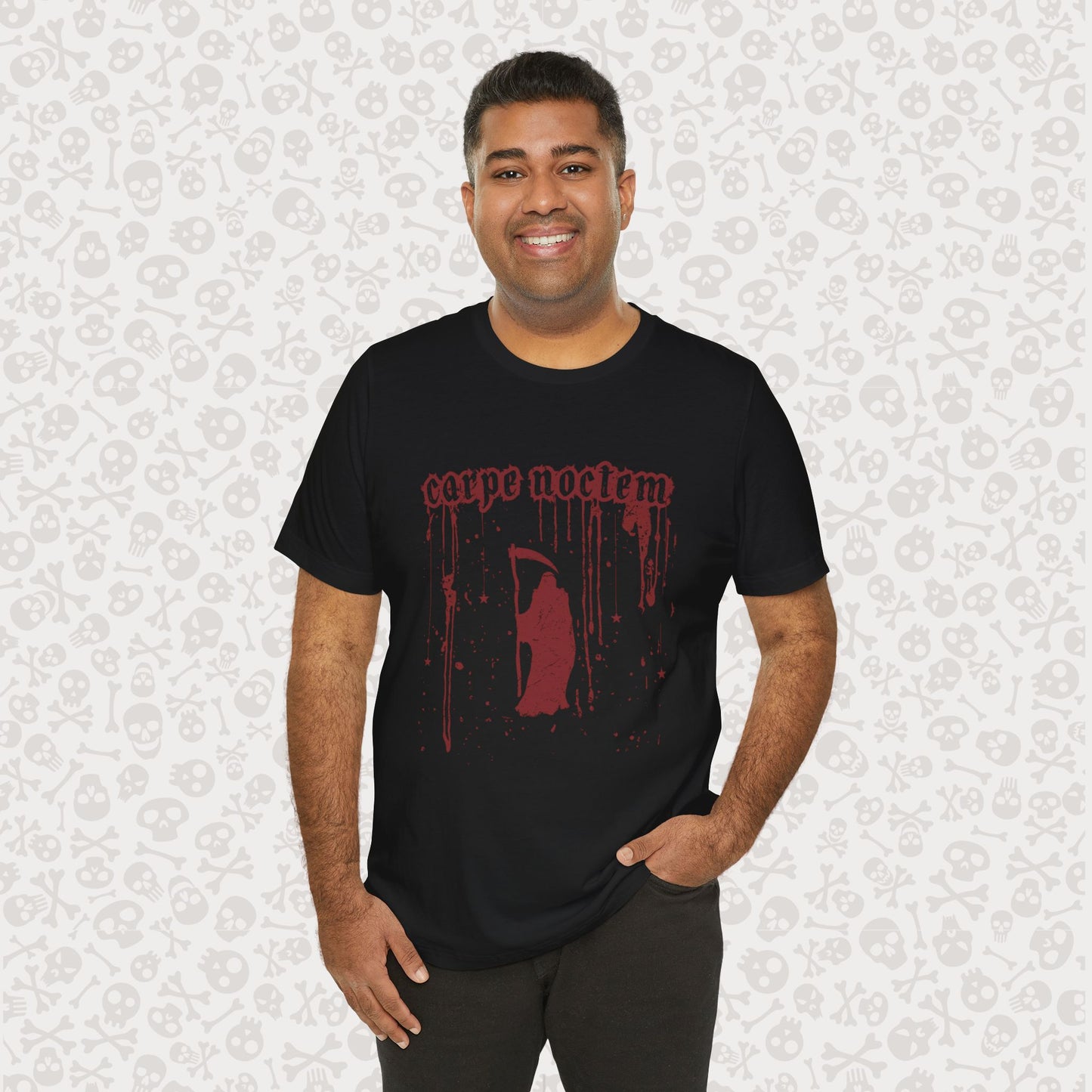 Carpe Noctem Seize The Night Grim Reaper Tee