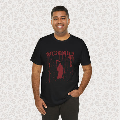 Carpe Noctem Seize The Night Grim Reaper Tee