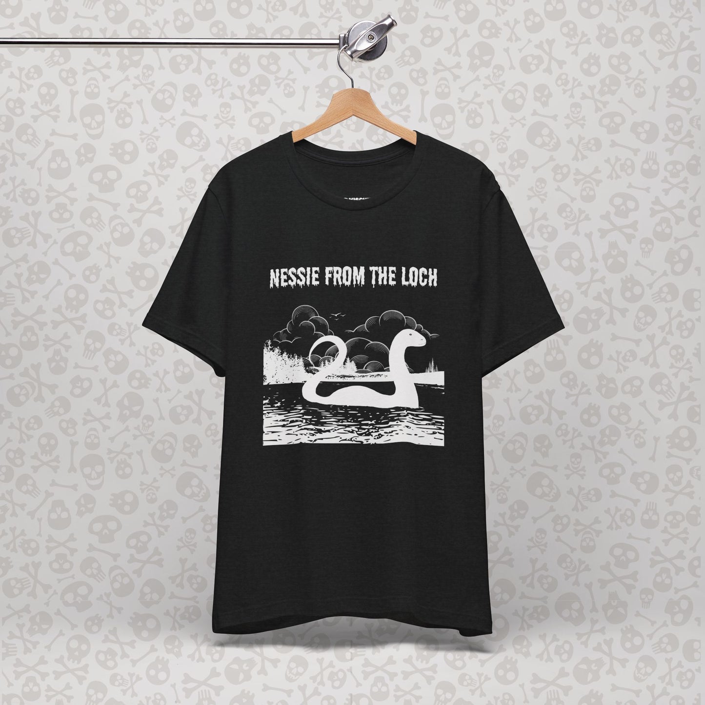 Camiseta de Nessie del Lago, camiseta de Nessie del Monstruo del Lago Ness, camiseta Cryptid, camiseta unisex de manga corta, Lago Ness