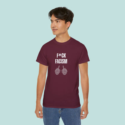 F*ck Facism Tee, Anti-facist T-shirt, Rebellion Shirt, Protest Apparel, Political Activism Clothing