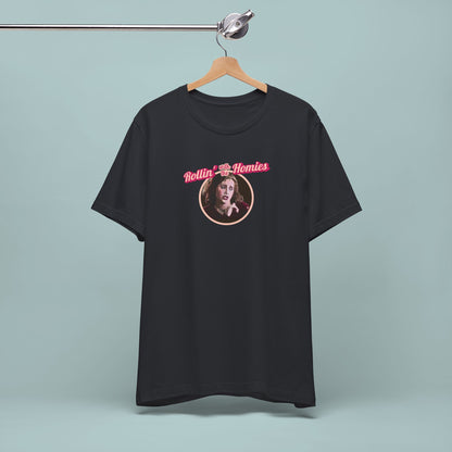 Camiseta de la película Clueless Rollin' With the Homies de los 90, top de moda retro, camiseta con gráficos hipster, camiseta vintage de cultura pop, camisetas clásicas de culto