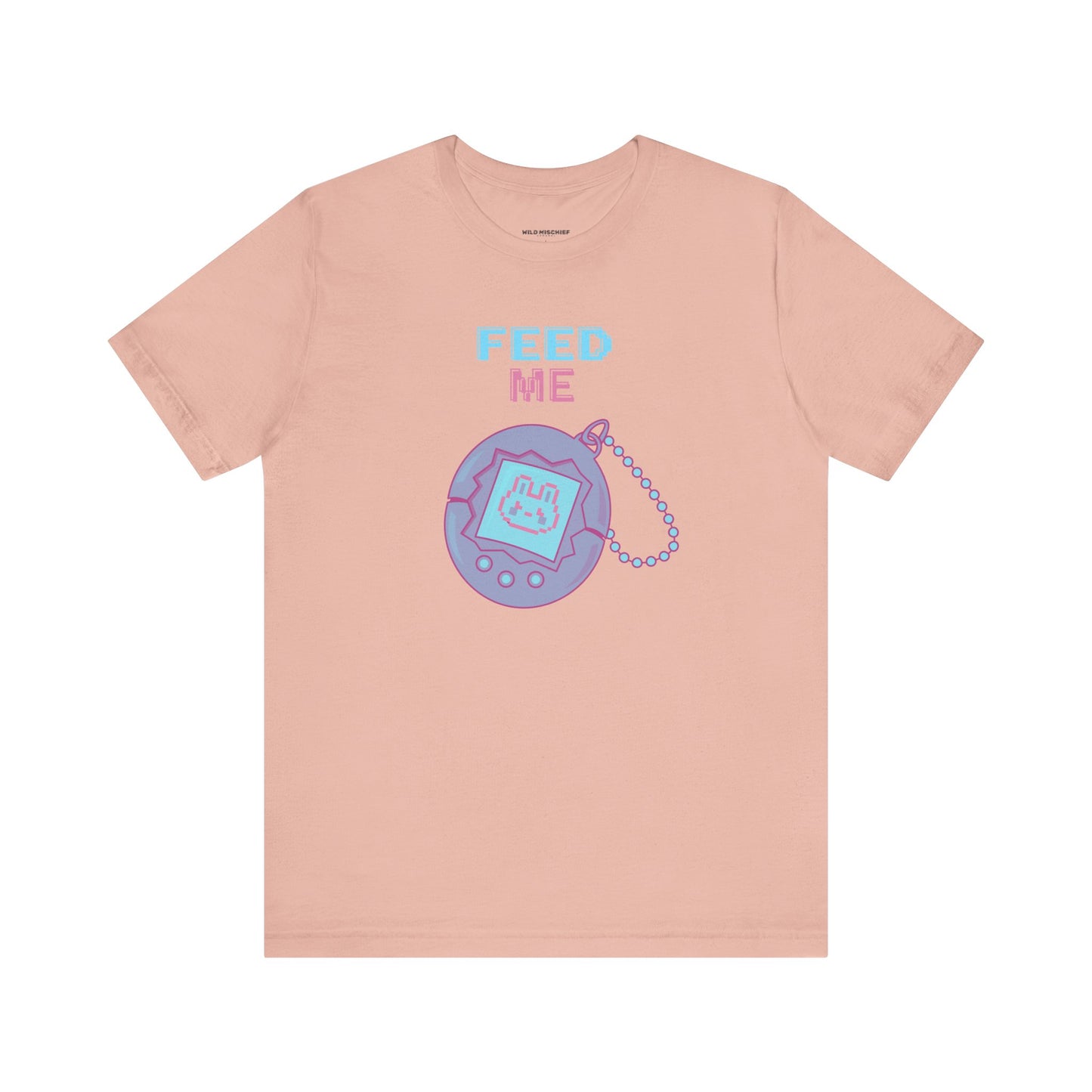 90s "Feed Me" Tamagotchi T-Shirt, Virtual Pet Nostalgia, Unisex Tee, Retro Video Game Shirt, Vintage Gamer Gift, 1990s Pop Culture Top