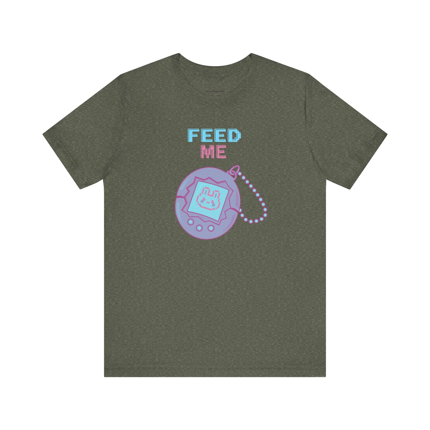 90s "Feed Me" Tamagotchi T-Shirt, Virtual Pet Nostalgia, Unisex Tee, Retro Video Game Shirt, Vintage Gamer Gift, 1990s Pop Culture Top