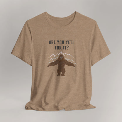 Yeti Adventure Tee | Cryptid Shirt, Fun Outdoor Apparel, Cool Gift for Nature Lovers, Camping T-Shirt, Hiking Outfit, Unique Graphic Tee
