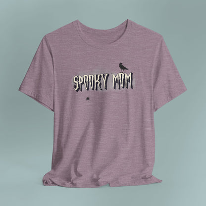 Spooky Mom Tee, Ghostly Apparel, Goth Mom Jersey Short Sleeve Tee, Punk Mom Shirt, Halloween Shirt, Alternative Clothing, Mother's Day