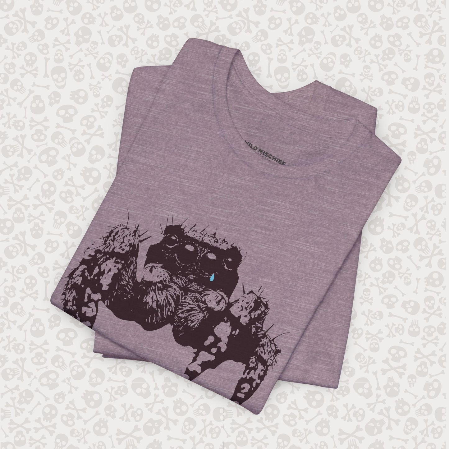 Sad Spider Unisex Tee, Spider T-Shirt, Cute Bug Shirt, Arachnid Tee, Insect Shirt, Nature Theme T-Shirt