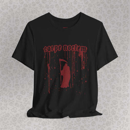 Carpe Noctem Seize The Night Grim Reaper Tee