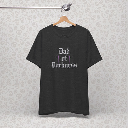 Dad of Darkness Unisex Tee, Gothic Father's Day Gift, Dad Life Shirt, Cool Dad, Spooky Dad Apparel, Doom Metal Dad, Punk Dad, Rebel Dad, Goth Dad