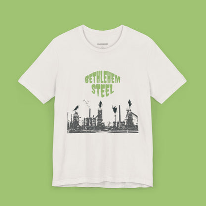 Spooky Bethlehem Steel T-Shirt, Bethlehem Goth, Vintage Style Tee, Retro Graphic Top, Unisex Jersey Short Sleeve Tee, Bethlehem PA