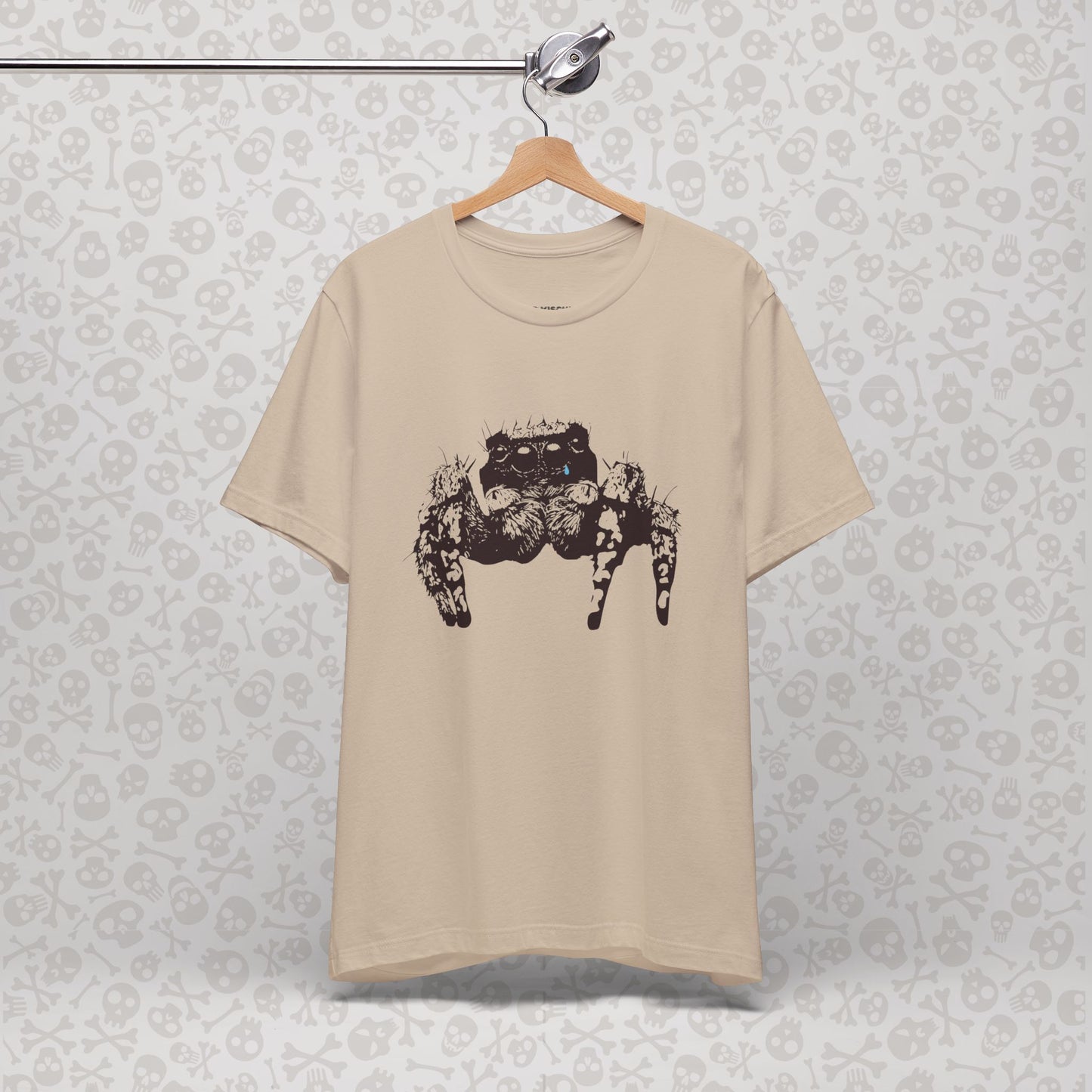 Sad Spider Unisex Tee, Spider T-Shirt, Cute Bug Shirt, Arachnid Tee, Insect Shirt, Nature Theme T-Shirt