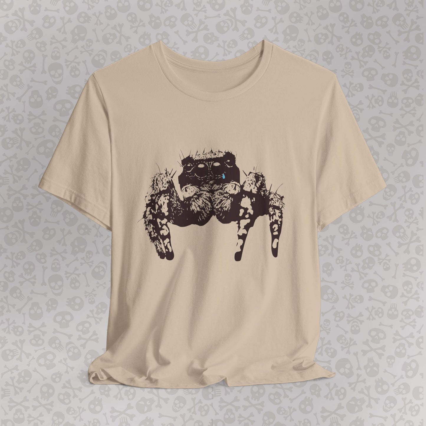 Sad Spider Unisex Tee, Spider T-Shirt, Cute Bug Shirt, Arachnid Tee, Insect Shirt, Nature Theme T-Shirt