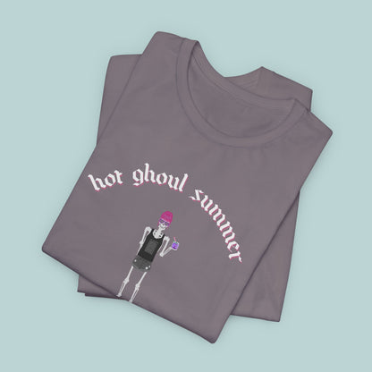 Hot Ghoul Summer Punk Goth T-Shirt, Unisex Tee Shirt, Halloween, Alternative Fashion, Spooky Clothing, Graphic Tee