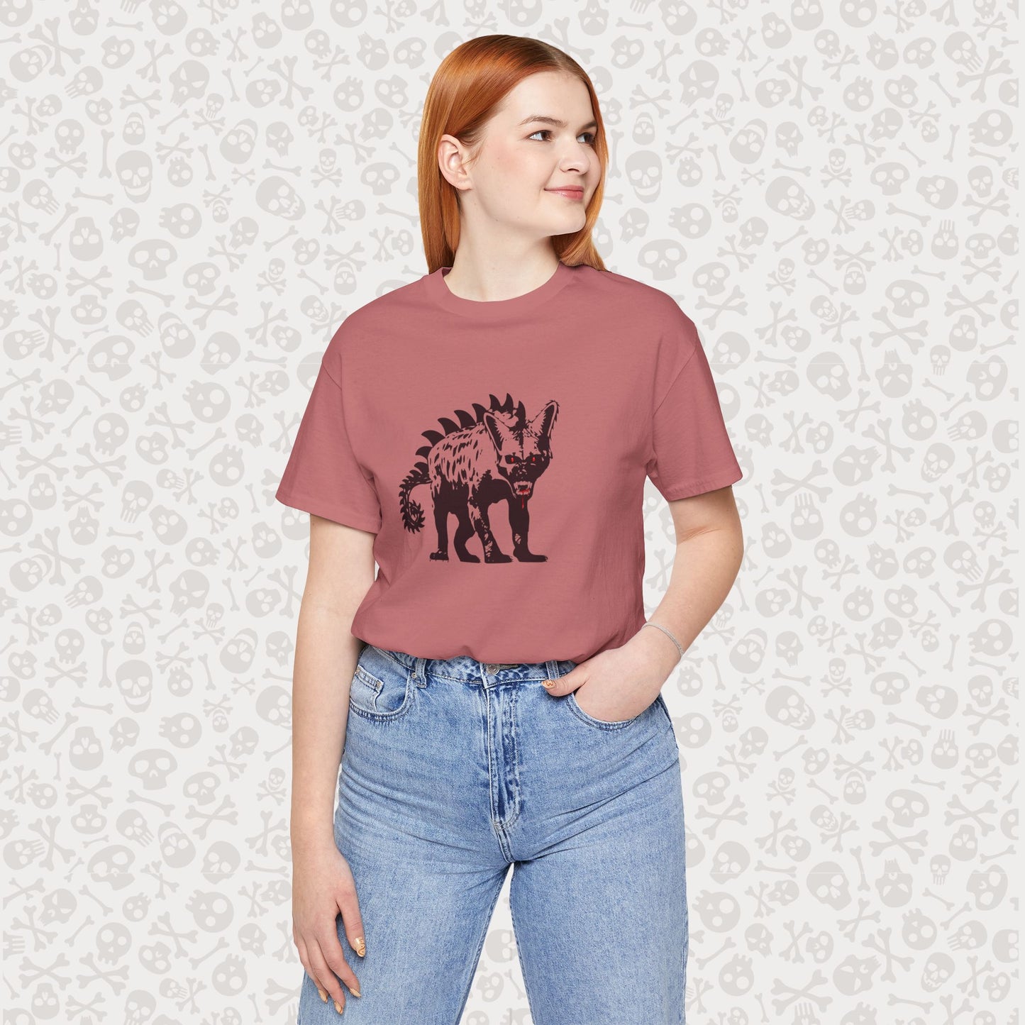 Chupacabra Cryptid T-Shirt, Creepy Mythical Creature Shirt, Unisex Jersey Tee, Horror Monster Graphic Top, Paranormal Cryptid Gift