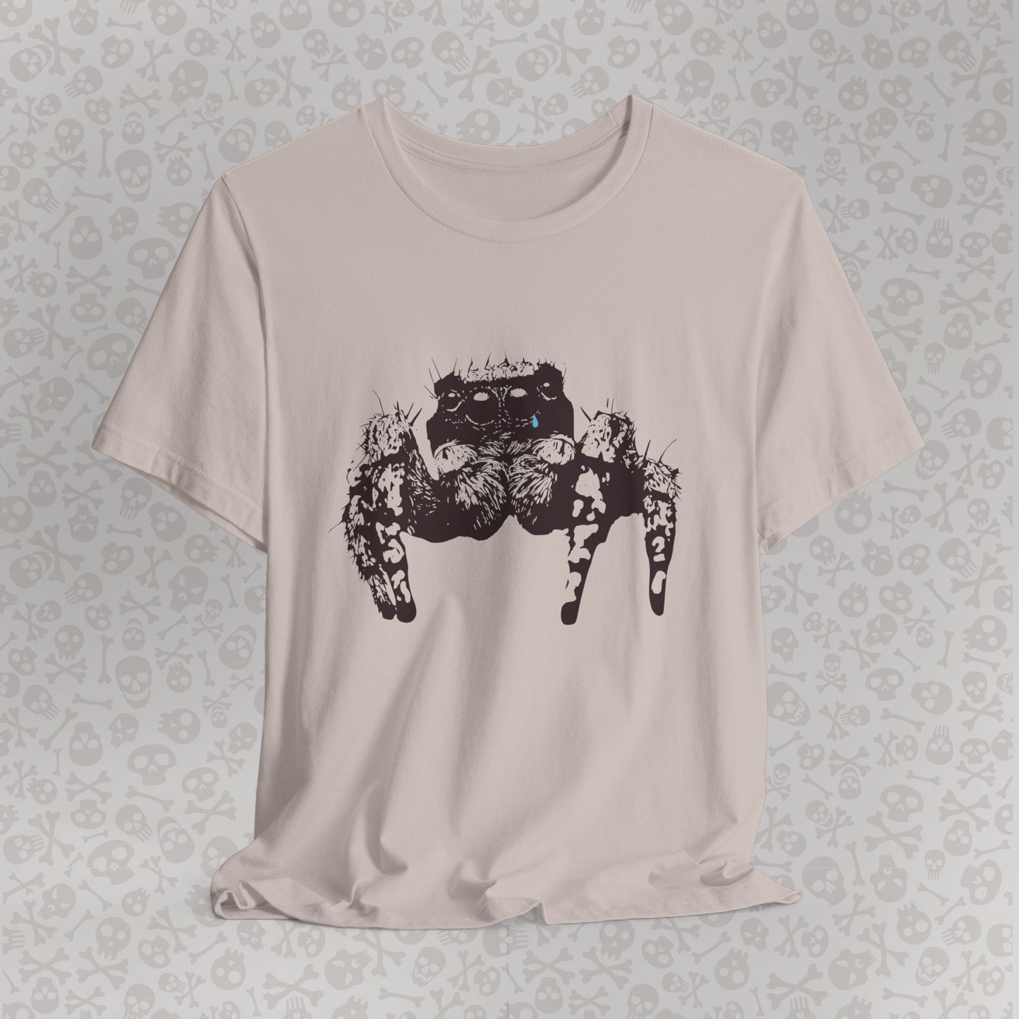 Sad Spider Unisex Tee, Spider T-Shirt, Cute Bug Shirt, Arachnid Tee, Insect Shirt, Nature Theme T-Shirt