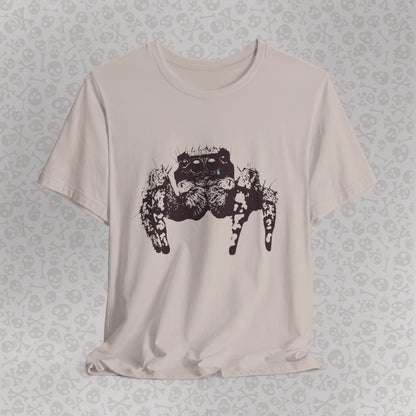 Sad Spider Unisex Tee, Spider T-Shirt, Cute Bug Shirt, Arachnid Tee, Insect Shirt, Nature Theme T-Shirt