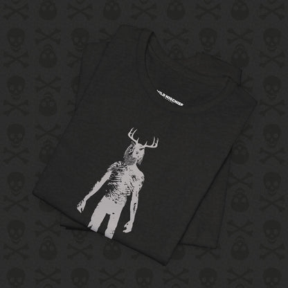 Camiseta Wendigo Críptica, Camiseta Unisex de Monstruo Caníbal, Camiseta con Gráfico de Terror, Camiseta de Criatura Mítica, Camiseta Escalofriante