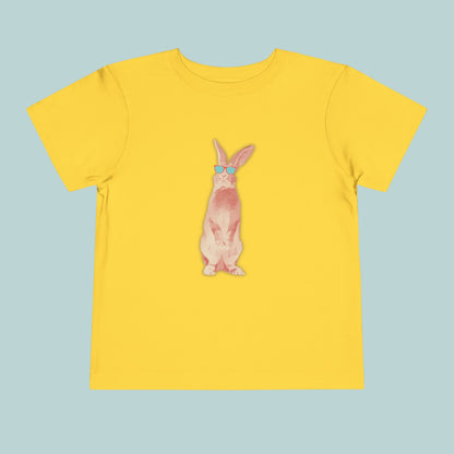 Cool Bunny Toddler Tee, Cute Kid's T-Shirt, Toddler Summer Shirt, Adorable Rabbit Tee, Playful Bunny Design, Great for Birthdays, Easter