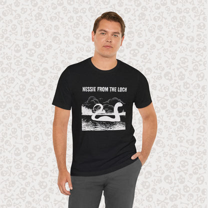 Camiseta de Nessie del Lago, camiseta de Nessie del Monstruo del Lago Ness, camiseta Cryptid, camiseta unisex de manga corta, Lago Ness