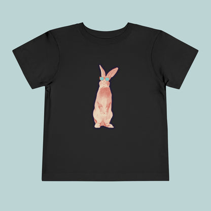 Cool Bunny Toddler Tee, Cute Kid's T-Shirt, Toddler Summer Shirt, Adorable Rabbit Tee, Playful Bunny Design, Great for Birthdays, Easter