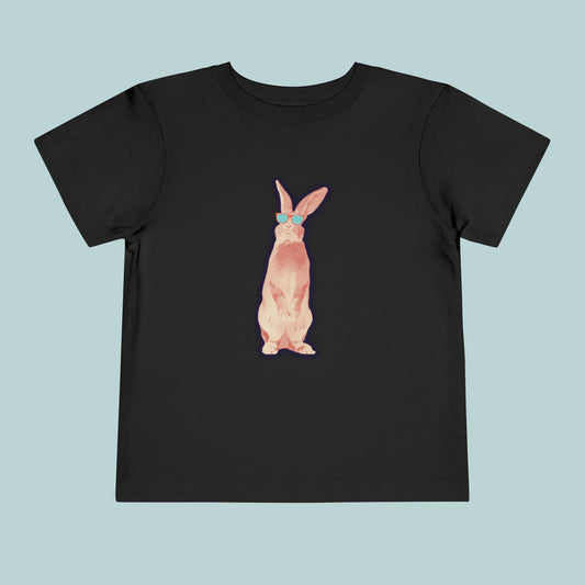 Cool Bunny Toddler Tee, Cute Kid's T-Shirt, Toddler Summer Shirt, Adorable Rabbit Tee, Playful Bunny Design, Great for Birthdays, Easter