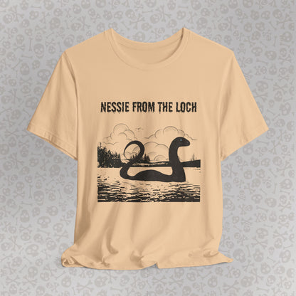 Camiseta de Nessie del Lago, camiseta de Nessie del Monstruo del Lago Ness, camiseta Cryptid, camiseta unisex de manga corta, Lago Ness