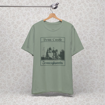 Bran Castle Transylvania T-Shirt, Dracula Shirt, Vampire Halloween Tee, Gothic Horror Shirt, Spooky Dracula Top, Halloween Costume Tee, Transylvania Romania