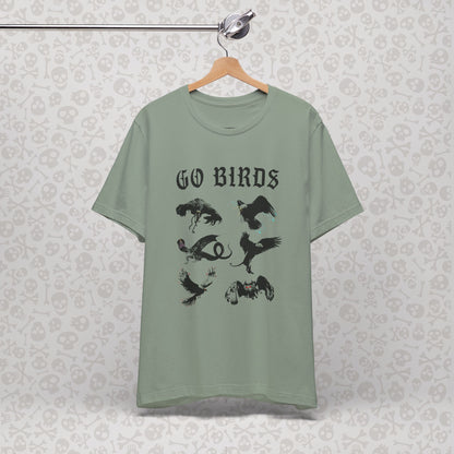 Go Birds Cryptids T-Shirt, Bird Cryptid Tee, Thunderbird Shirt, Snallygaster, Griffin, Phoenix, Devil Bird, Terror Bird, Philadelphia Shirt