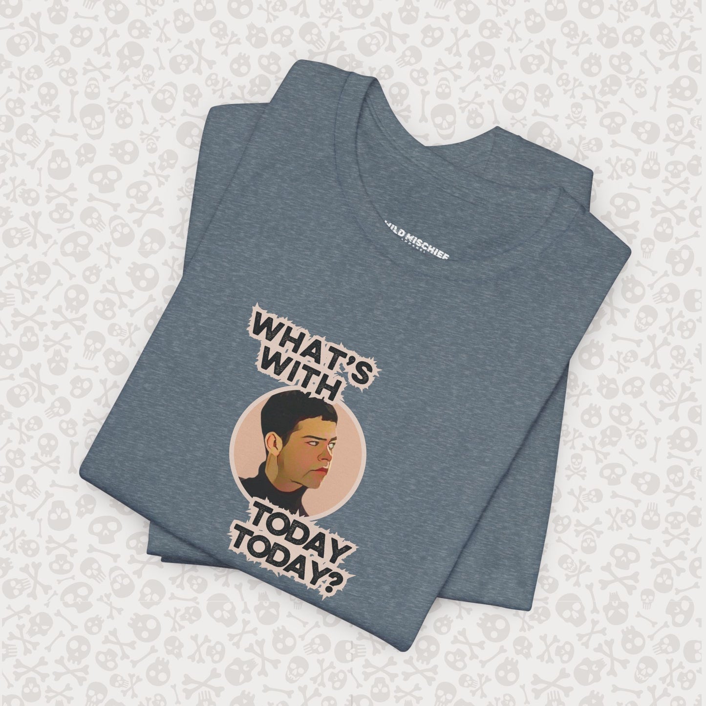 Empire Records "¿Qué pasa con 'Today' hoy?" - Camisa informal cómoda, regalo para amigos, humor, corte holgado, ropa para diario