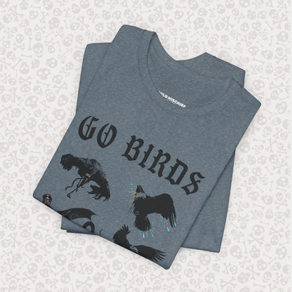 Go Birds Cryptids T-Shirt, Bird Cryptid Tee, Thunderbird Shirt, Snallygaster, Griffin, Phoenix, Devil Bird, Terror Bird, Philadelphia Shirt