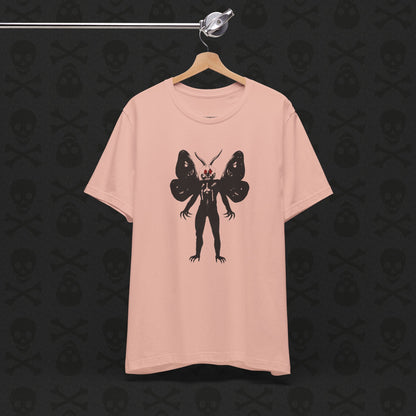 Camiseta Críptica de Mothman, Criatura Mitológica, Camiseta de Manga Corta Unisex, Camiseta de Leyenda Urbana, Camiseta de Criatura Paranormal, Camiseta Sobrenatural