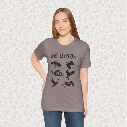 Go Birds Cryptids T-Shirt, Bird Cryptid Tee, Thunderbird Shirt, Snallygaster, Griffin, Phoenix, Devil Bird, Terror Bird, Philadelphia Shirt