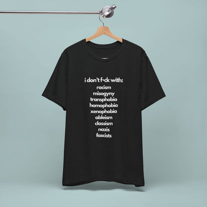 Social Justice Unisex Cotton Tee | Anti-Discrimination Shirt for Activism, Pride Events, Inclusivity, Everyday Wear