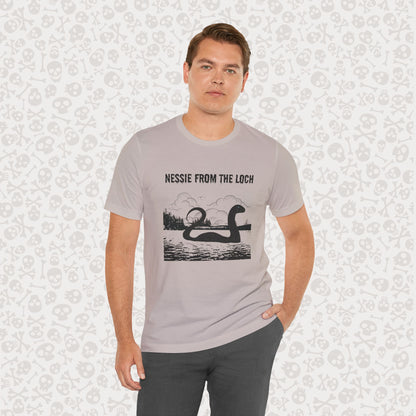 Camiseta de Nessie del Lago, camiseta de Nessie del Monstruo del Lago Ness, camiseta Cryptid, camiseta unisex de manga corta, Lago Ness