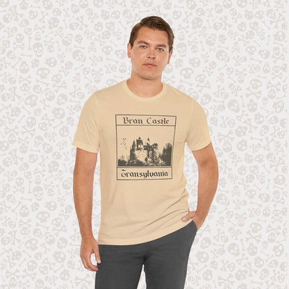 Bran Castle Transylvania T-Shirt, Dracula Shirt, Vampire Halloween Tee, Gothic Horror Shirt, Spooky Dracula Top, Halloween Costume Tee, Transylvania Romania