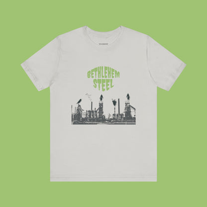 Spooky Bethlehem Steel T-Shirt, Bethlehem Goth, Vintage Style Tee, Retro Graphic Top, Unisex Jersey Short Sleeve Tee, Bethlehem PA