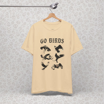 Go Birds Cryptids T-Shirt, Bird Cryptid Tee, Thunderbird Shirt, Snallygaster, Griffin, Phoenix, Devil Bird, Terror Bird, Philadelphia Shirt