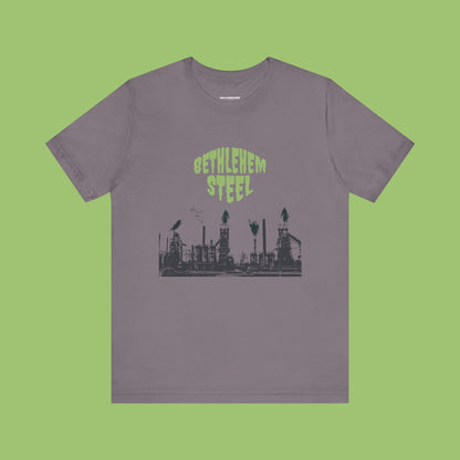 Spooky Bethlehem Steel T-Shirt, Bethlehem Goth, Vintage Style Tee, Retro Graphic Top, Unisex Jersey Short Sleeve Tee, Bethlehem PA