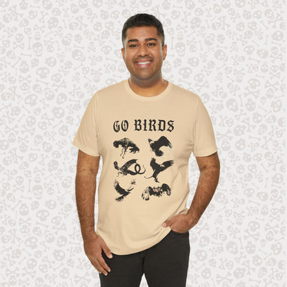 Go Birds Cryptids T-Shirt, Bird Cryptid Tee, Thunderbird Shirt, Snallygaster, Griffin, Phoenix, Devil Bird, Terror Bird, Philadelphia Shirt
