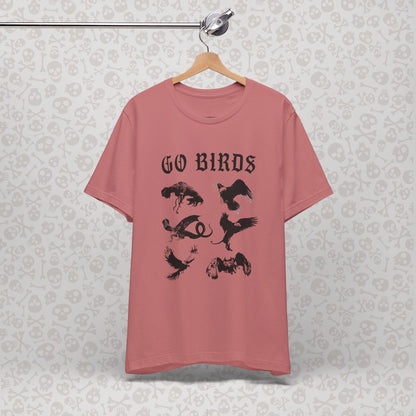 Go Birds Cryptids T-Shirt, Bird Cryptid Tee, Thunderbird Shirt, Snallygaster, Griffin, Phoenix, Devil Bird, Terror Bird, Philadelphia Shirt
