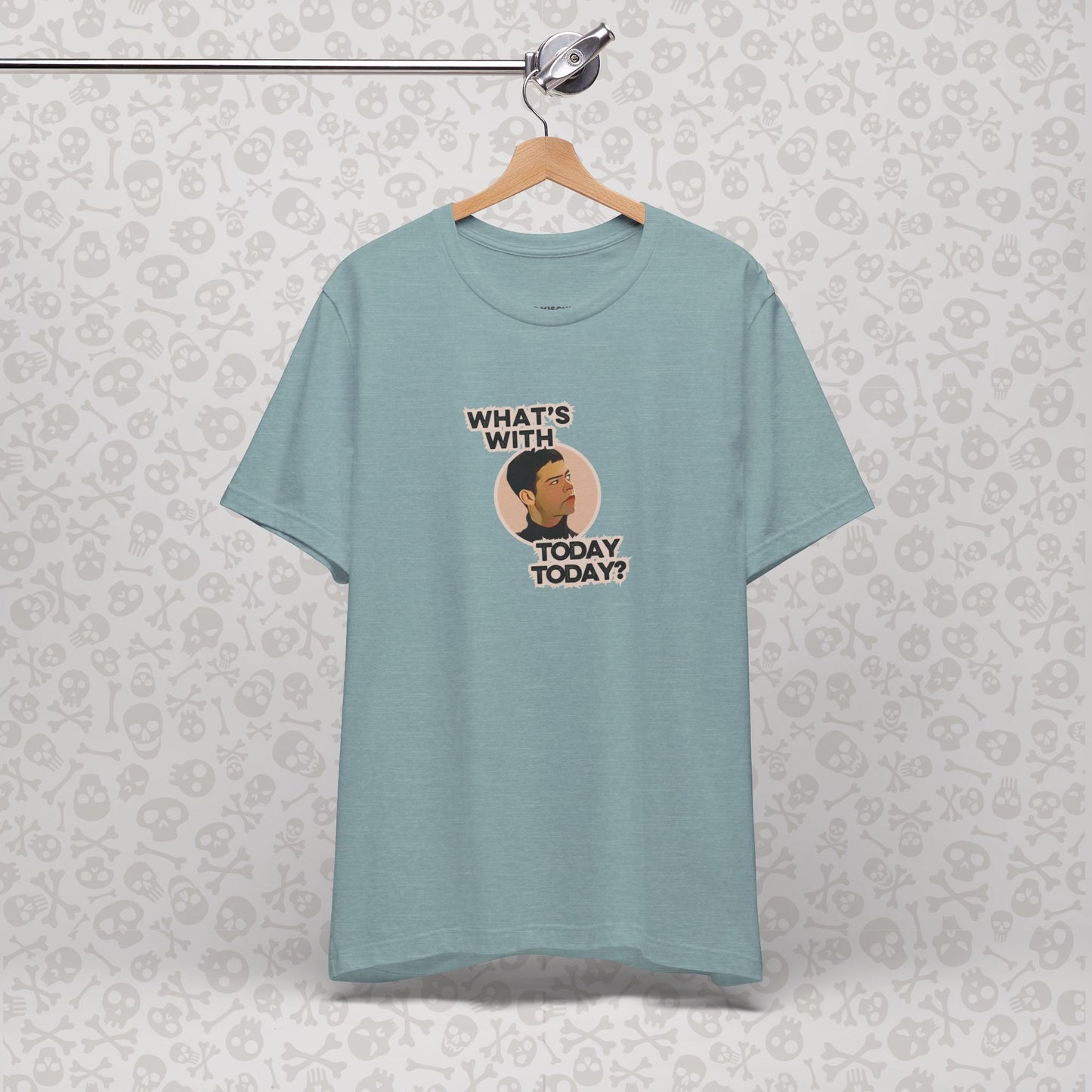 Empire Records "¿Qué pasa con 'Today' hoy?" - Camisa informal cómoda, regalo para amigos, humor, corte holgado, ropa para diario