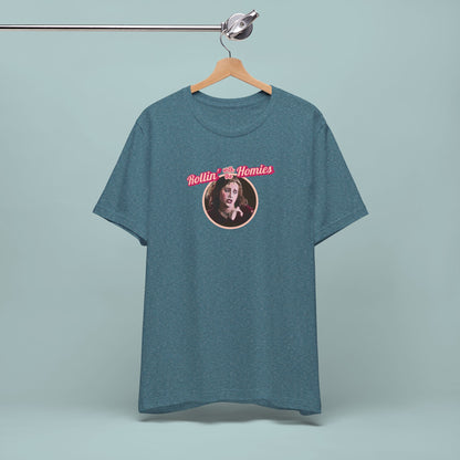 Camiseta de la película Clueless Rollin' With the Homies de los 90, top de moda retro, camiseta con gráficos hipster, camiseta vintage de cultura pop, camisetas clásicas de culto