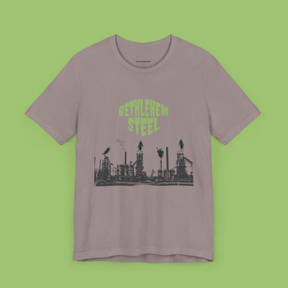 Spooky Bethlehem Steel T-Shirt, Bethlehem Goth, Vintage Style Tee, Retro Graphic Top, Unisex Jersey Short Sleeve Tee, Bethlehem PA