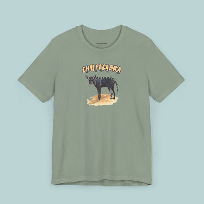 Chupacabra Tee, Unisex Short Sleeve Shirt, Cryptids T-Shirt, Gift for Mythology Lovers, Mystery Lovers