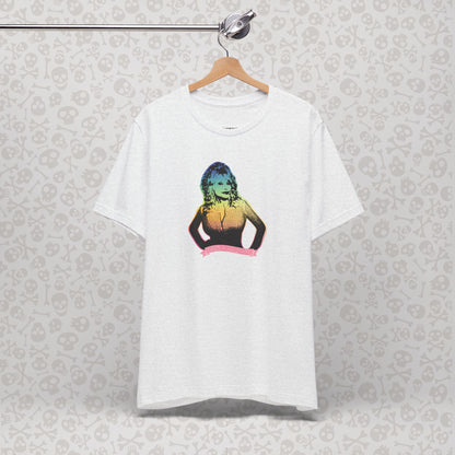 Rainbow Dolly Parton Tee, Dolly Pride Shirt, Unisex Graphic T-Shirt, Music Fan Gift, Concert Apparel, Gay Country Western Clothing