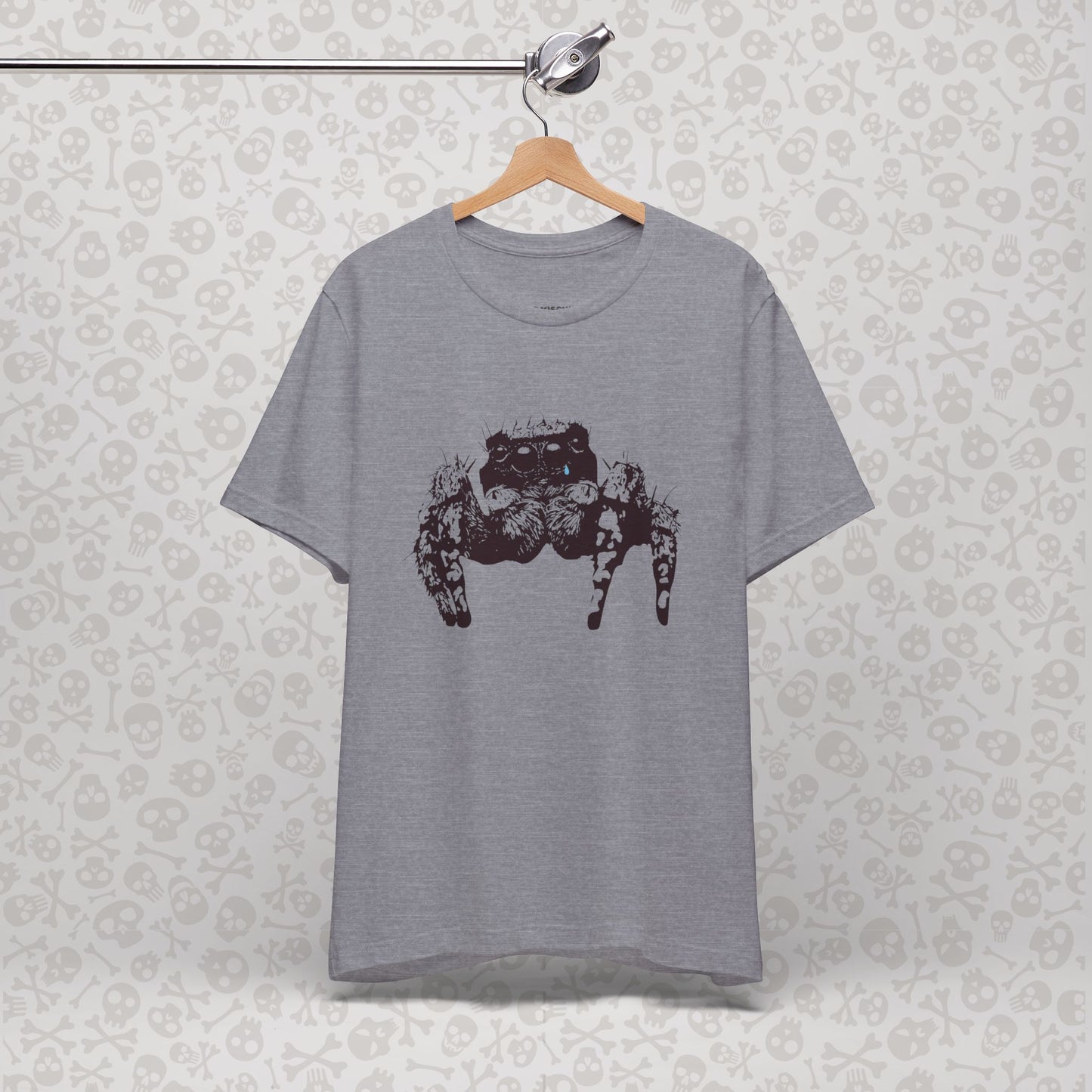 Sad Spider Unisex Tee, Spider T-Shirt, Cute Bug Shirt, Arachnid Tee, Insect Shirt, Nature Theme T-Shirt