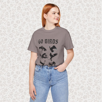 Go Birds Cryptids T-Shirt, Bird Cryptid Tee, Thunderbird Shirt, Snallygaster, Griffin, Phoenix, Devil Bird, Terror Bird, Philadelphia Shirt