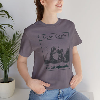 Bran Castle Transylvania T-Shirt, Dracula Shirt, Vampire Halloween Tee, Gothic Horror Shirt, Spooky Dracula Top, Halloween Costume Tee, Transylvania Romania