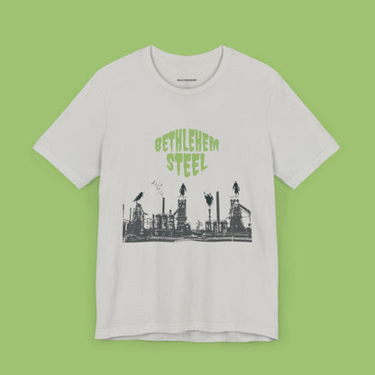 Spooky Bethlehem Steel T-Shirt, Bethlehem Goth, Vintage Style Tee, Retro Graphic Top, Unisex Jersey Short Sleeve Tee, Bethlehem PA