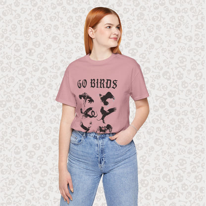 Go Birds Cryptids T-Shirt, Bird Cryptid Tee, Thunderbird Shirt, Snallygaster, Griffin, Phoenix, Devil Bird, Terror Bird, Philadelphia Shirt