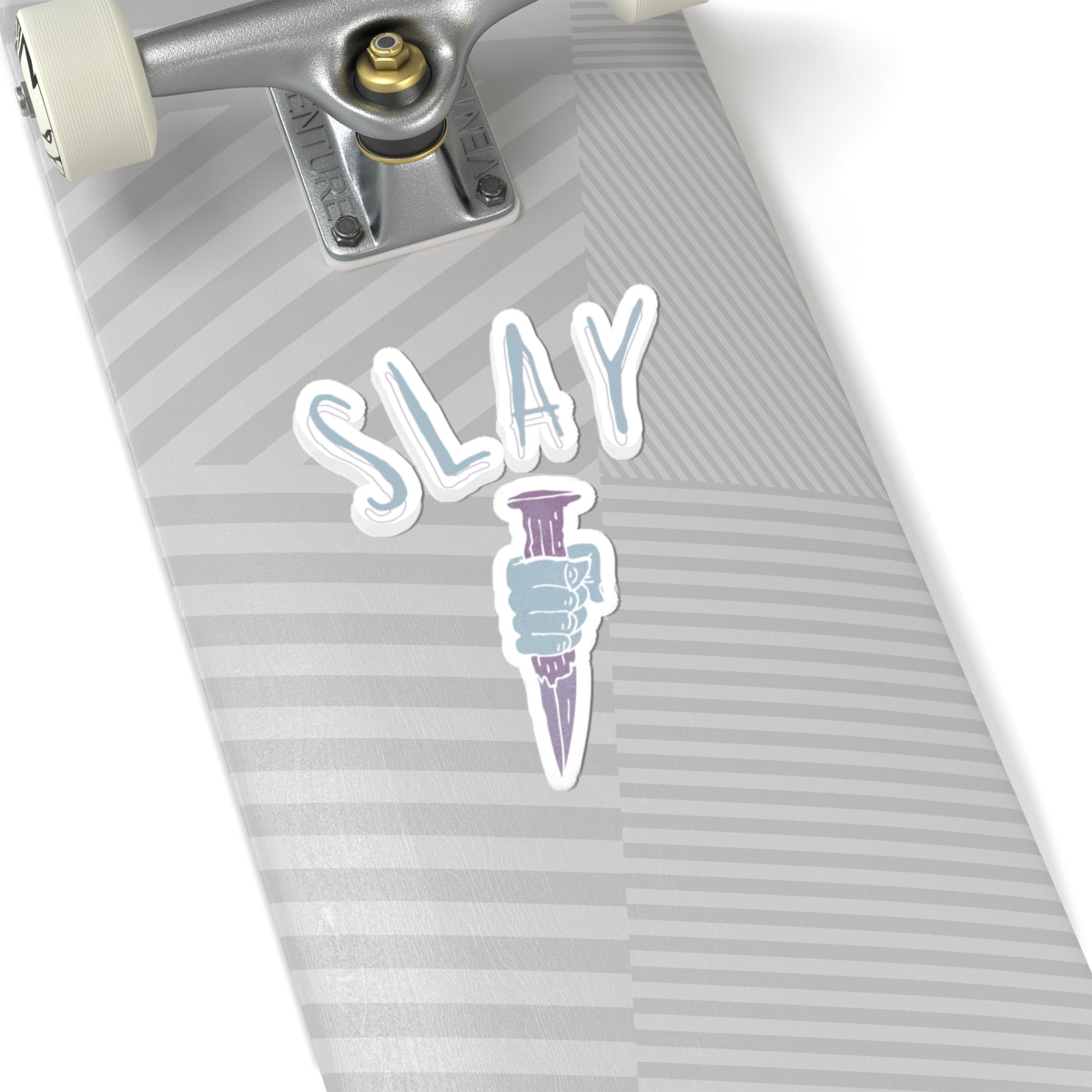 "Slay" Kiss-Cut Sticker - Vampire Slayer Sticker, Laptop Sticker